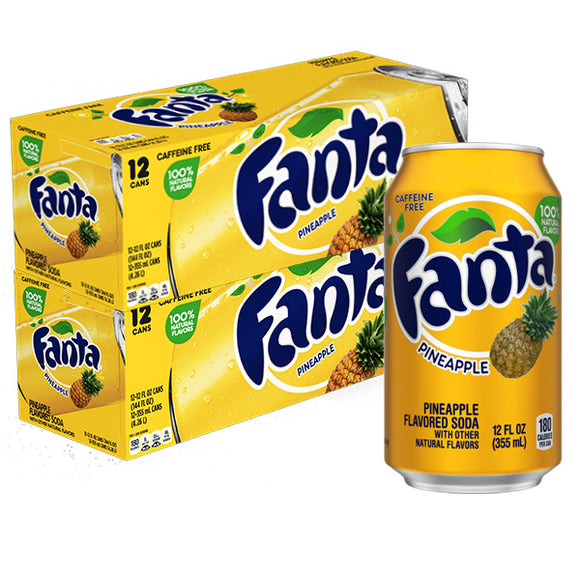Products Fanta Pineapple, 12 Oz. Cans, 24 Pack ($0.62 / Can)