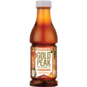 Gold Peak Georgia Peach Tea, 18.5 Oz. Bottle, 12 Pack