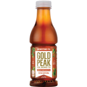 Gold Peak Unsweetened Tea, 18.5 Oz. Bottle, 12 Pack