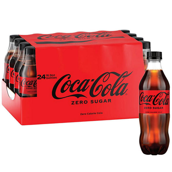 Coca-Cola Zero Sugar Soda 20oz Bottles (Pack of 12)