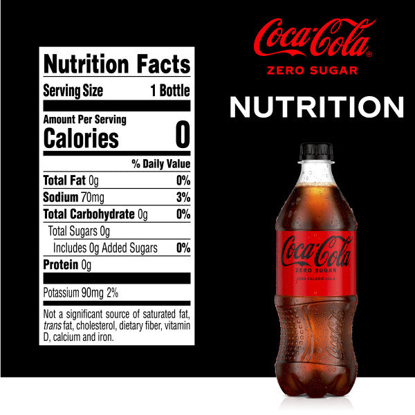 Diet Coke, 8 Oz. Glass Bottle, 24 Pack