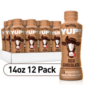 YUP! Chocolate Milk, 14 Oz. Bottles, 12 Pack