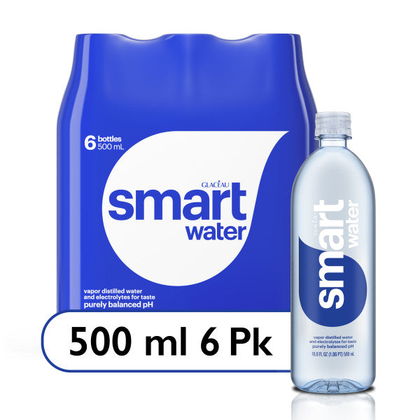 Smartwater, 16.9 Oz. Bottles, 24 Pack