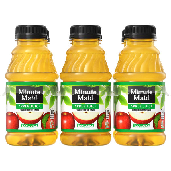 Minute Maid Apple Juice, 10 Oz. Bottles, 24 Pack