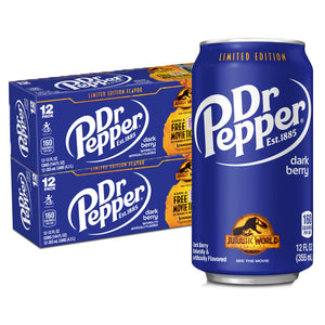 Dr Pepper Dark Berry, 12 Oz. Cans, 24 Pack
