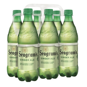 Seagram's Ginger Ale, 16.9 Oz. Bottles, 24 Pack