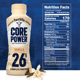 Core Power Protein Vanilla 26g Bottles, 14 fl oz, 12 Pack