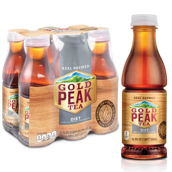 Gold Peak Diet Tea, 16.9 Oz. Bottles, 24 Pack