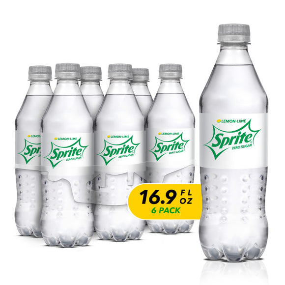 Sprite Zero Sugar, 16.9 Oz. Bottles, 24 Pack