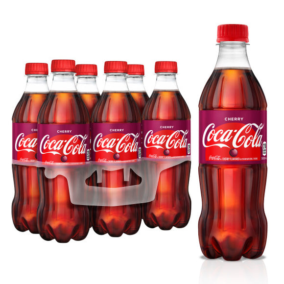 Coca-Cola Cherry, 16.9 Oz. Bottles, 24 Pack