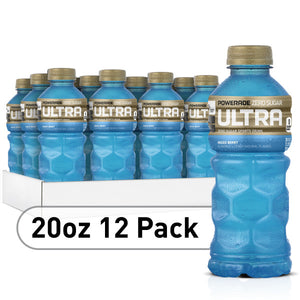 Powerade Ultra Mixed Berry, 20 Oz. Bottles, 12 Pack