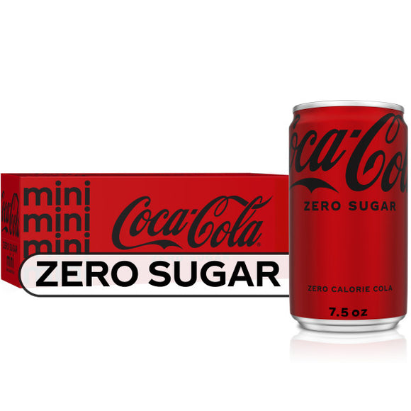 Coca-Cola Zero Sugar, 7.5 Oz Cans, 24 Pack ($0.60 / Can)