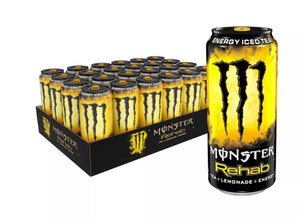 Monster Rehab Tea + Lemonade, 15.5 Oz. Cans, 24 Pack