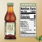 Gold Peak Zero Sugar Sweet Tea, 18.5 Oz. Bottle, 12 Pack
