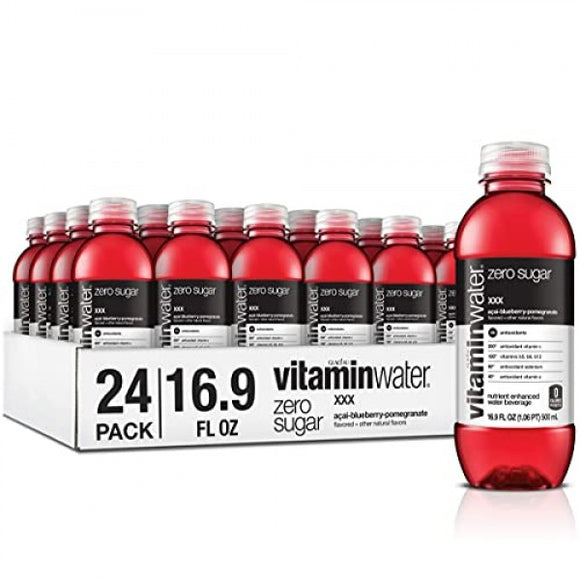 Vitaminwater Zero Sugar XXX Acai, 16.9 Oz. Bottles, 24 Pack ($1.16 / Bottle)