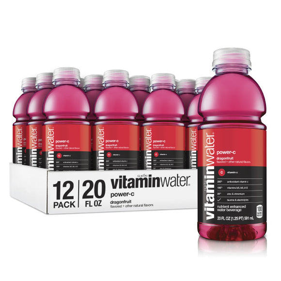 Vitaminwater Power-C Dragon Fruit, 20 Oz. Bottles, 12 Pack ($1.66 / Bottle)