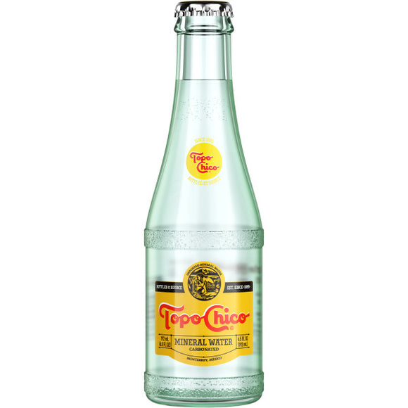 Topo Chico Mineral Water, 6.5 Oz. Bottles, 24 Pack
